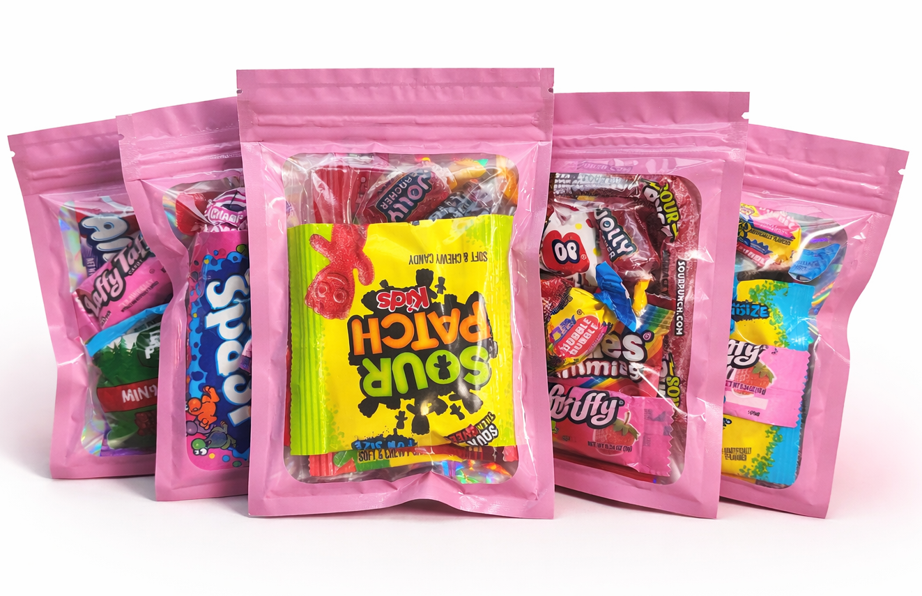 Pretty In Pink Variety Candy Packs